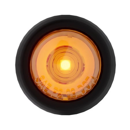 ABRAMS 3/4" Round 1 LED Bullet Clearance Light - Amber BCL-R1-A
